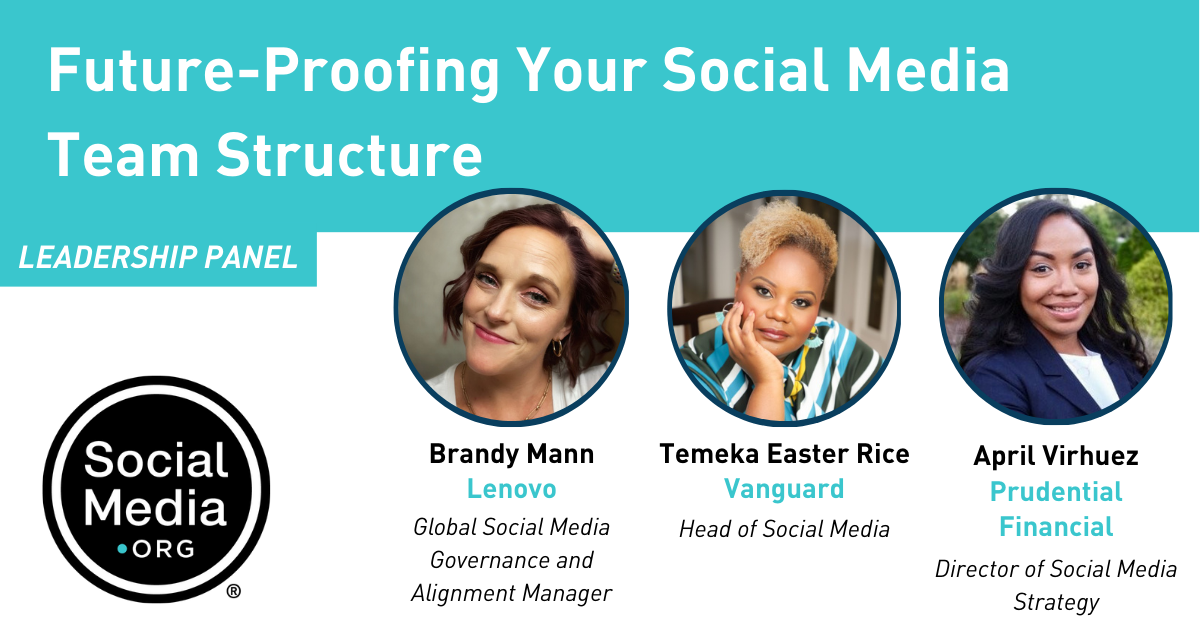 Panel Discussion on Future-Proofing Your Social Media Team Structure